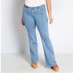 ModCloth The Bianca Flared Jeans Size 18